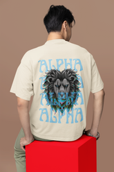king Alpha Unisex Oversized Classic T-Shirt
